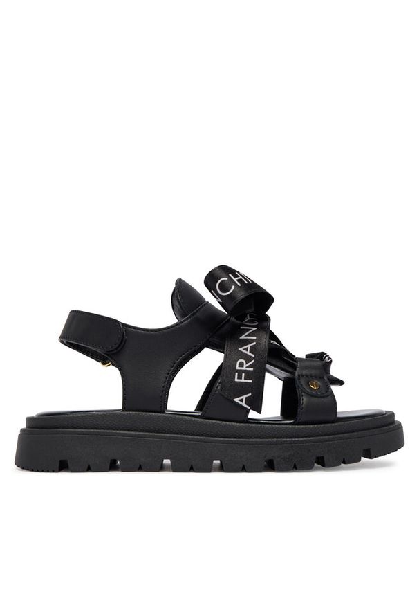 Sandały Elisabetta Franchi. Kolor: czarny