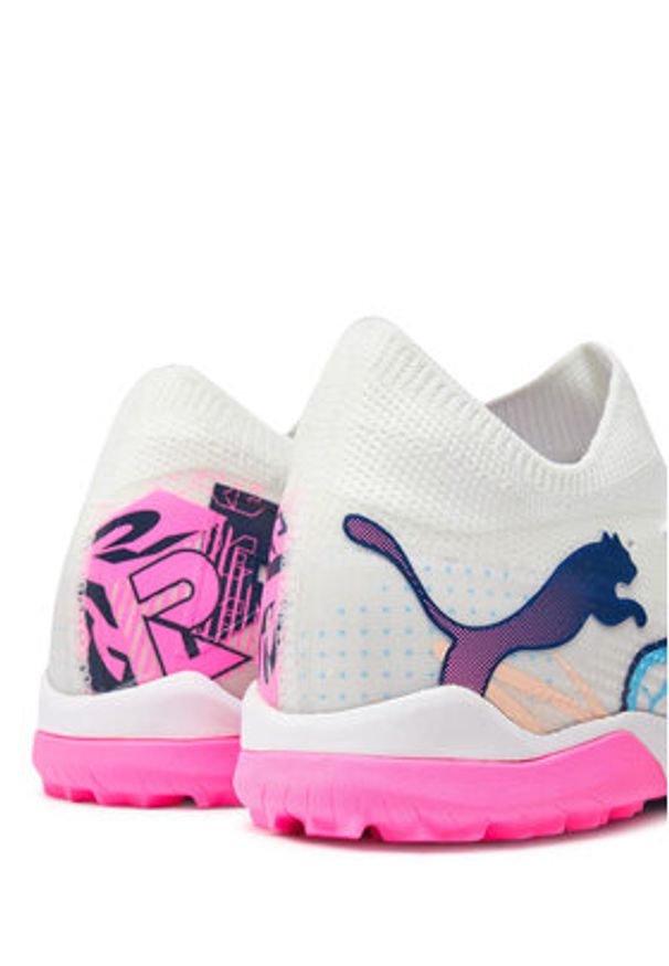 Puma Buty do piłki nożnej FUTURE 7 MATCH VOL. UP TT 108075 01 Biały. Kolor: biały. Materiał: syntetyk