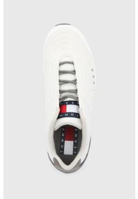 Tommy Jeans buty kolor beżowy. Nosek buta: okrągły. Zapięcie: sznurówki. Kolor: beżowy. Materiał: poliester, guma #3
