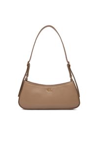 Calvin Klein Torebka Ck Small Shoulder Bag LV04F3170G Beżowy. Kolor: beżowy. Materiał: skórzane #1