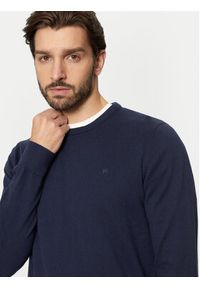 Lee Sweter 112357427 Granatowy Regular Fit. Kolor: niebieski. Materiał: bawełna #7