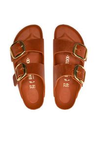 Birkenstock Klapki Arizona 1026661 Pomarańczowy. Kolor: pomarańczowy. Materiał: skóra #6