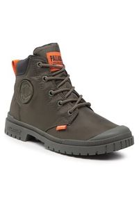 Palladium Trapery Pampa Sp20 Cuff Wp+ 76835-325-M Khaki. Kolor: brązowy. Materiał: materiał #6