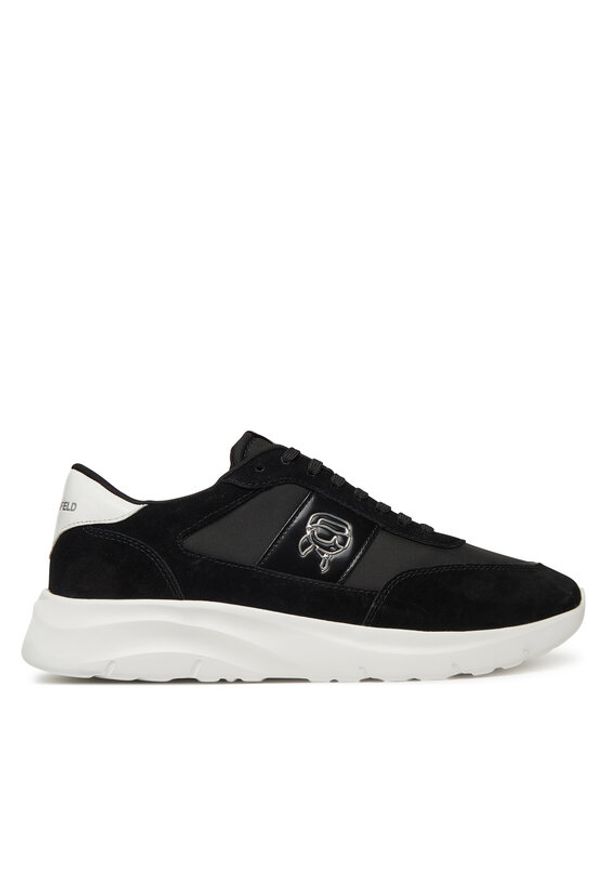 Karl Lagerfeld - KARL LAGERFELD Sneakersy KL53631 Czarny. Kolor: czarny. Materiał: zamsz, skóra