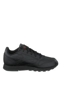 Reebok - Buty na co dzień damskie REEBOK CLASSIC LEATHER skóra. Okazja: na co dzień. Kolor: czarny. Materiał: skóra. Model: Reebok Classic. Sport: turystyka piesza