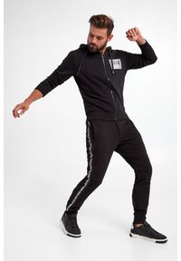 Versace Jeans Couture - Bluza męska VERSACE JEANS COUTURE. Typ kołnierza: kaptur. Materiał: dzianina. Wzór: nadruk #2