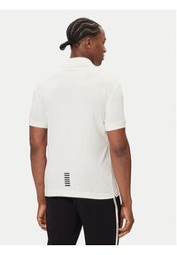 EA7 Emporio Armani Polo 8NPF14 PJVQZ U1105 Beżowy Regular Fit. Typ kołnierza: polo. Kolor: beżowy. Materiał: bawełna #4