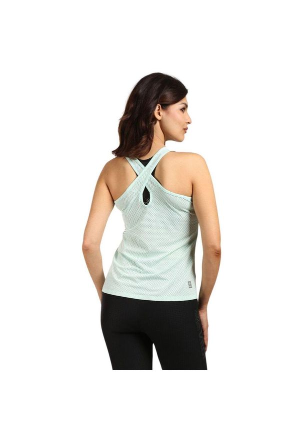 Damski tank top Kilpi Sien. Kolor: zielony. Materiał: materiał. Sport: bieganie