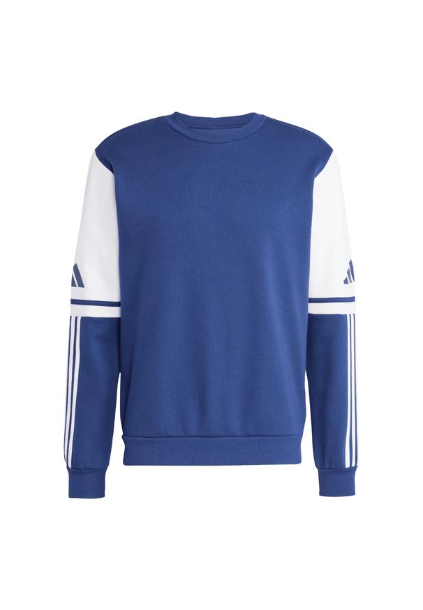 Adidas - Bluza męska adidas Squadra 25 Sweat Crew. Kolor: niebieski, wielokolorowy, biały. Materiał: poliester, bawełna. Sport: fitness