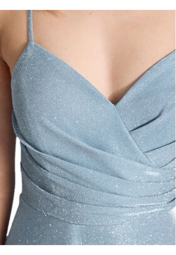 Hey Kyla Sukienka wieczorowa 5AK044HK Błękitny Regular Fit. Kolor: niebieski. Materiał: syntetyk. Styl: wizytowy