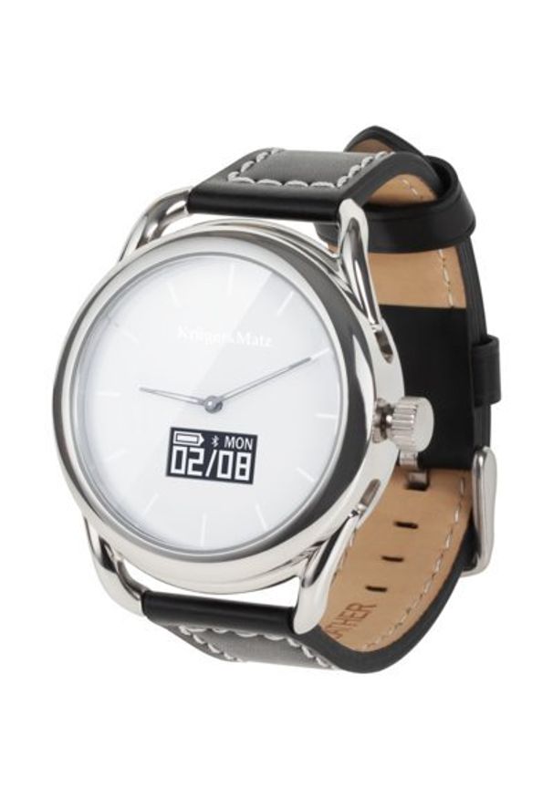 Krüger&Matz - Smartwatch KRUGER&MATZ Hybrid Srebrny. Rodzaj zegarka: smartwatch. Kolor: srebrny. Styl: klasyczny, elegancki