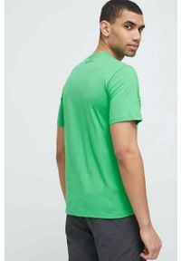 Karl Lagerfeld t-shirt bawełniany kolor turkusowy wzorzysty. Kolor: zielony. Materiał: bawełna. Długość rękawa: krótki rękaw. Długość: krótkie #3