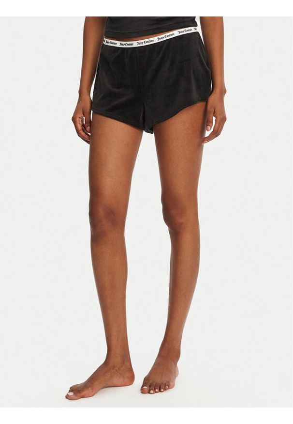 Juicy Couture Szorty piżamowe Austyn JCLHS125502 Czarny Regular Fit. Kolor: czarny. Materiał: syntetyk