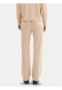 Tom Tailor Denim Spodnie dzianinowe 1043355 Beżowy Straight Fit. Kolor: beżowy. Materiał: wiskoza, syntetyk #2
