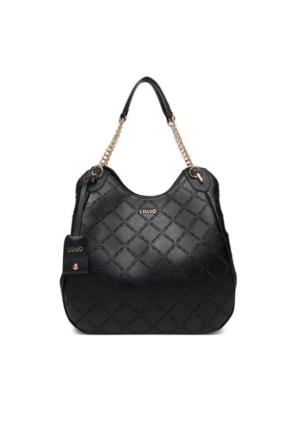 Liu Jo Torebka Ecs L Satchel AF5054 E0538 Czarny. Kolor: czarny. Materiał: skórzane