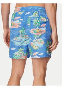 Polo Ralph Lauren Szorty kąpielowe 710B13657001 Niebieski jasny Classic Fit. Kolor: niebieski. Materiał: syntetyk #4
