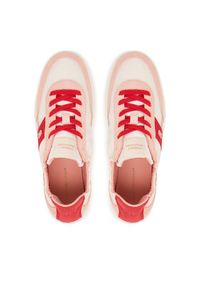 TOMMY HILFIGER - Tommy Hilfiger Sneakersy Heritage FW0FW09405 Różowy jasny. Kolor: różowy. Materiał: zamsz, skóra #3