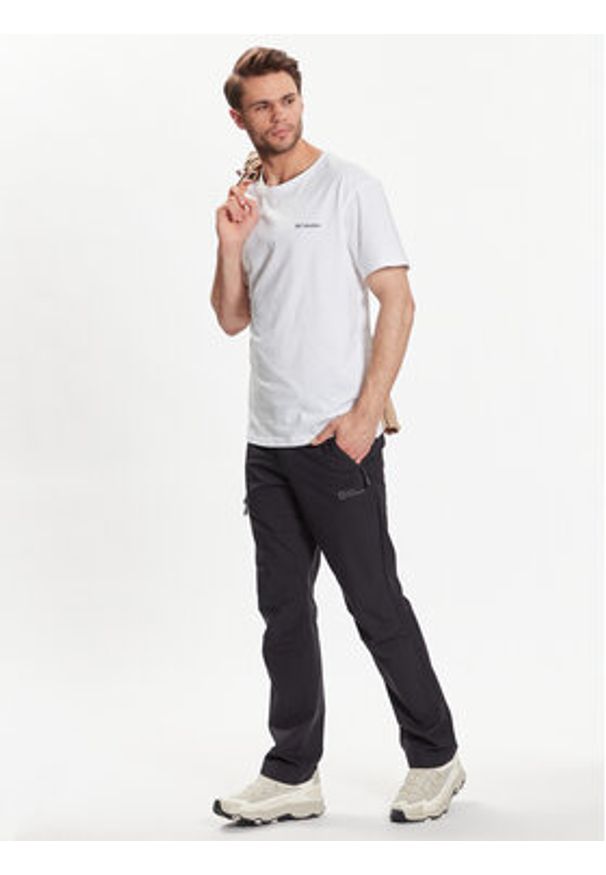 columbia - Columbia T-Shirt Basic Logo 1680053 Biały Regular Fit. Kolor: biały. Materiał: bawełna