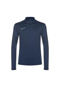 Longsleeve piłkarski męski Nike Academy Dri-Fit 1/2-Zip. Kolor: niebieski. Długość rękawa: długi rękaw. Technologia: Dri-Fit (Nike). Sport: piłka nożna