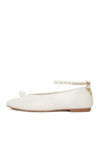 Gino Rossi - GINO ROSSI Baleriny CEO-ROSE-LT1670-9 Biały. Kolor: biały. Materiał: skóra #6