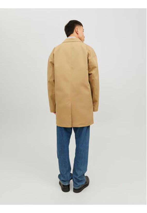 Jack & Jones - Jack&Jones Płaszcz przejściowy 12237692 Beżowy Regular Fit. Kolor: beżowy. Materiał: syntetyk