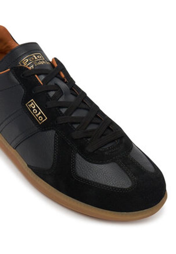 Polo Ralph Lauren Sneakersy Field Court 100 809967531002 Czarny. Kolor: czarny. Materiał: skóra
