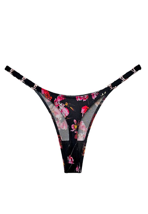 Intica - Stringi z ozdobną gumką na specjalne okazje Delcie. Kolor: wielokolorowy. Materiał: materiał, skóra. Długość: długie