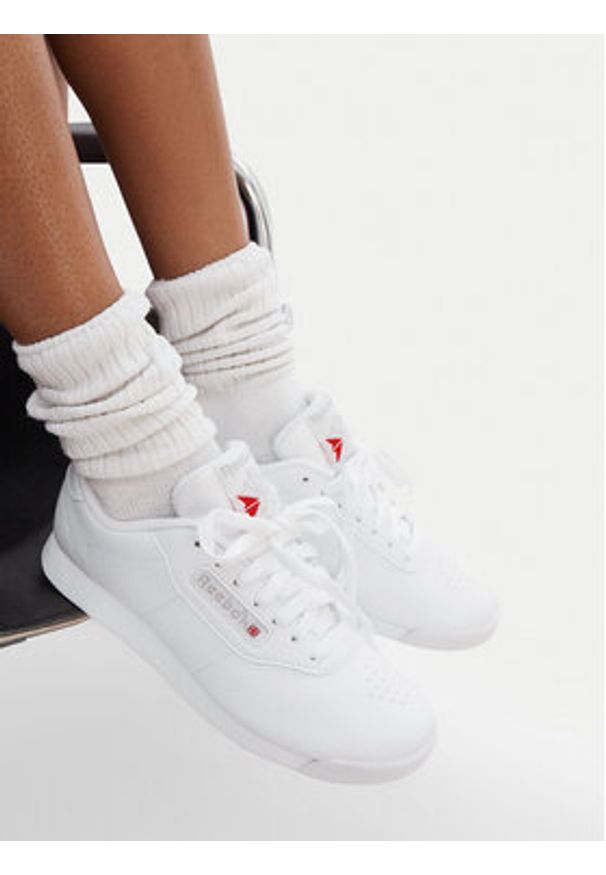 Reebok Sneakersy C-PRINCESS 100000101 Biały. Kolor: biały. Materiał: skóra, materiał. Model: Reebok Princess