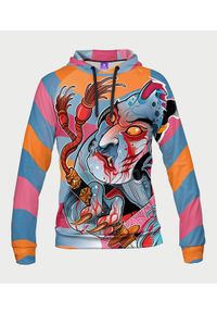 MegaKoszulki - Bluza damska fullprint z kapturem Japanese Demon. Typ kołnierza: kaptur. Materiał: dzianina, dresówka #1