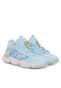 Adidas - adidas Buty halowe Disney Princess Court Stabil Indoor Shoes KJ0656 Niebieski. Kolor: niebieski. Materiał: materiał. Wzór: motyw z bajki #5