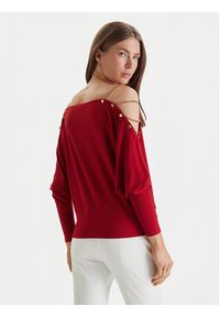 Marciano Guess Bluzka 6RGP05 6257A Czerwony Regular Fit. Kolor: czerwony. Materiał: syntetyk #4