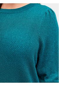 Zizzi Sweter M61197C Zielony Regular Fit. Kolor: zielony. Materiał: wiskoza #3