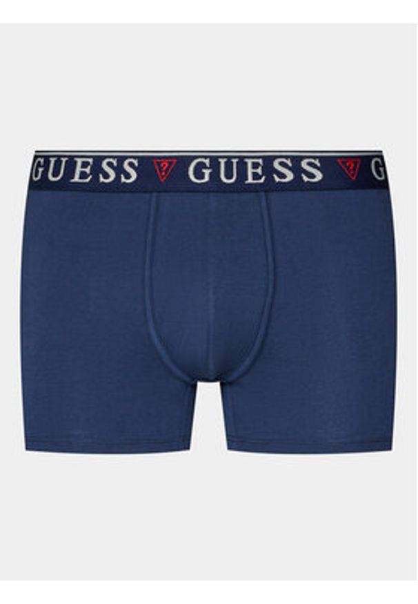 Guess Komplet 3 par bokserek U97G01 KCD31 Granatowy. Kolor: niebieski. Materiał: bawełna