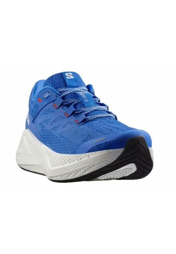 salomon - Buty do biegania męskie Salomon Aero Glide 3. Kolor: niebieski. Materiał: materiał, syntetyk. Szerokość cholewki: normalna