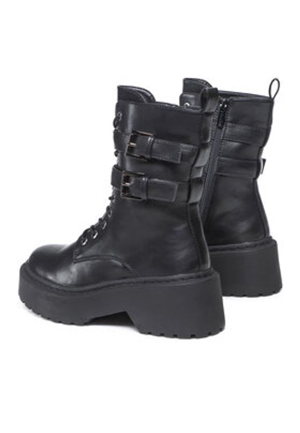 DeeZee Trapery WS5656-01 Czarny. Kolor: czarny. Materiał: skóra