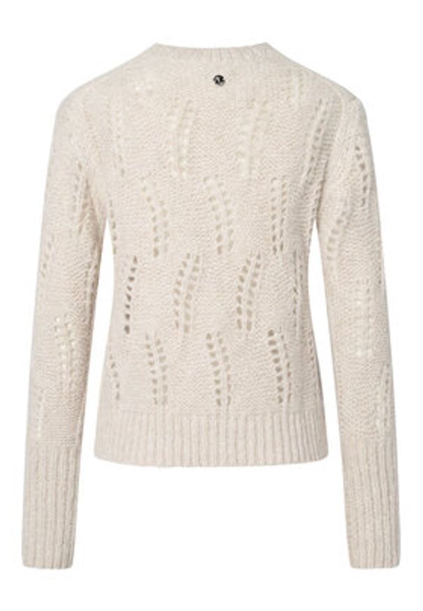 JOOP! Sweter 58 254KN58Kalma 30048461 Beżowy Regular Fit. Kolor: beżowy. Materiał: wełna, syntetyk