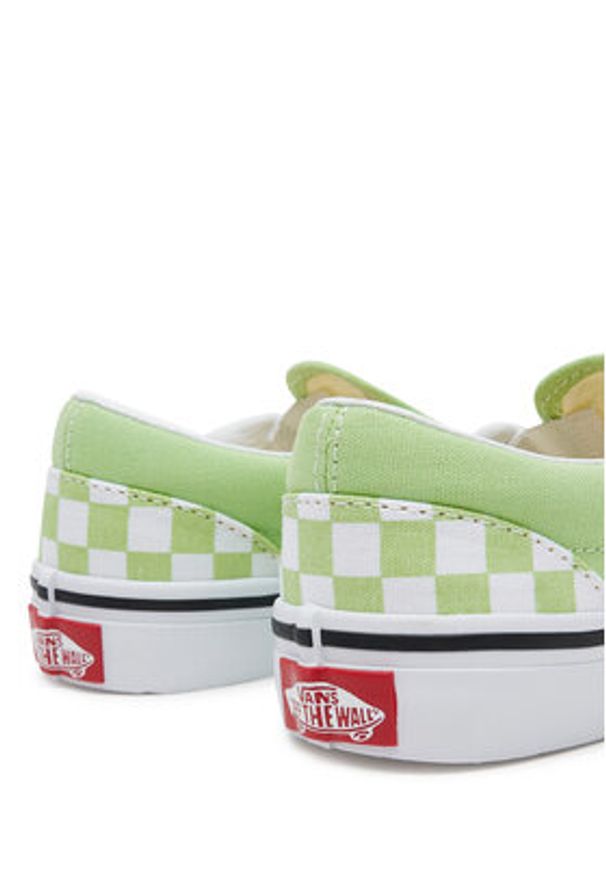 Vans Tenisówki Classic Slip-On VN000D0JE2Y1 Zielony. Zapięcie: bez zapięcia. Kolor: zielony. Materiał: materiał
