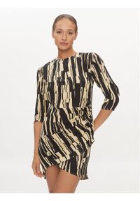 DKNY Sukienka koktajlowa D2A4B344 Czarny Regular Fit. Kolor: czarny. Materiał: wiskoza. Styl: wizytowy