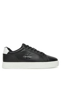 Calvin Klein Jeans Sneakersy Classic Cupsole Mono Lth YM0YM01369 Czarny. Kolor: czarny. Materiał: skóra