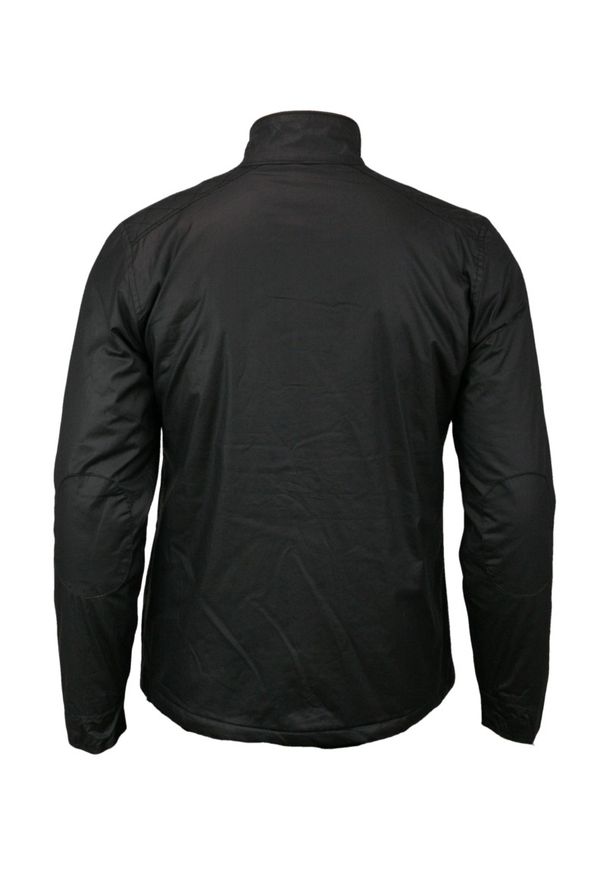 Czarna Przejściowa Kurtka, Lekko Błyszcząca, Wojskowy Krój (M65) - Brave Soul, Męska. Kolor: czarny. Materiał: poliester, sztruks, materiał, tkanina. Wzór: kratka. Styl: militarny