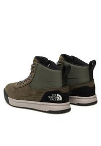 The North Face Sneakersy Larimer Mid Wp NF0A52RMBQW1 Khaki. Kolor: brązowy. Materiał: nubuk, skóra