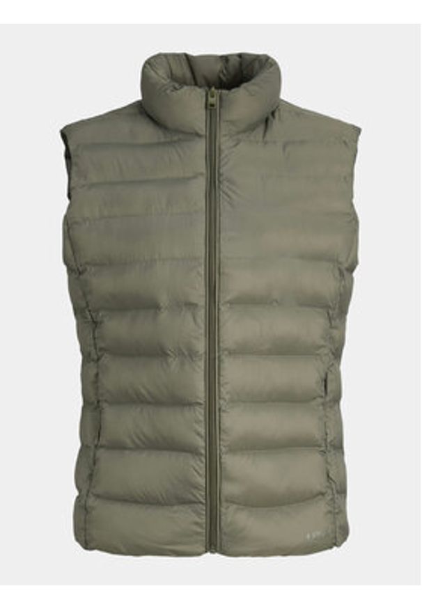 JJXX Bezrękawnik Nora 12224641 Zielony Regular Fit. Kolor: zielony. Materiał: syntetyk. Długość rękawa: bez rękawów