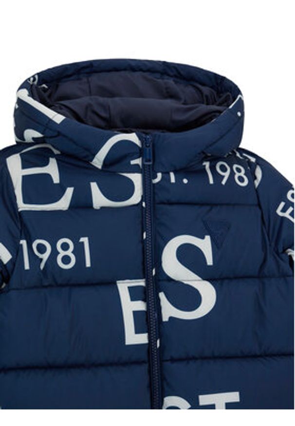 Guess Kids Kurtka zimowa H5BJ00 WCFM0 Granatowy Regular Fit. Kolor: niebieski. Materiał: syntetyk. Sezon: zima