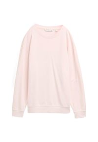 bonprix - Bluza oversize marki Tom Tailor. Kolor: różowy. Wzór: napisy