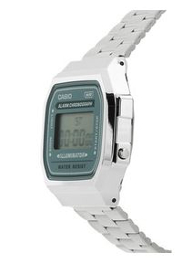 Casio Zegarek A168WA-3AYES Srebrny. Kolor: srebrny
