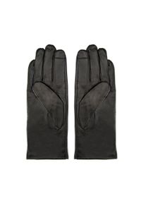 Wittchen - Damskie rękawiczki skórzane eleganckie. Kolor: czarny. Materiał: skóra. Sezon: jesień, zima. Styl: elegancki