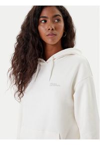 Jack Wolfskin Bluza Essential A63848 Écru Regular Fit. Materiał: bawełna