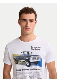 Petrol Industries T-Shirt M-1050-TSR604 Biały Regular Fit. Kolor: biały. Materiał: bawełna #6