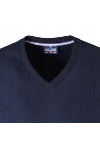 Wygodna Bawełniana Bluza - Pako Jeans - Granatowa. Kolor: niebieski. Materiał: poliester, bawełna #5