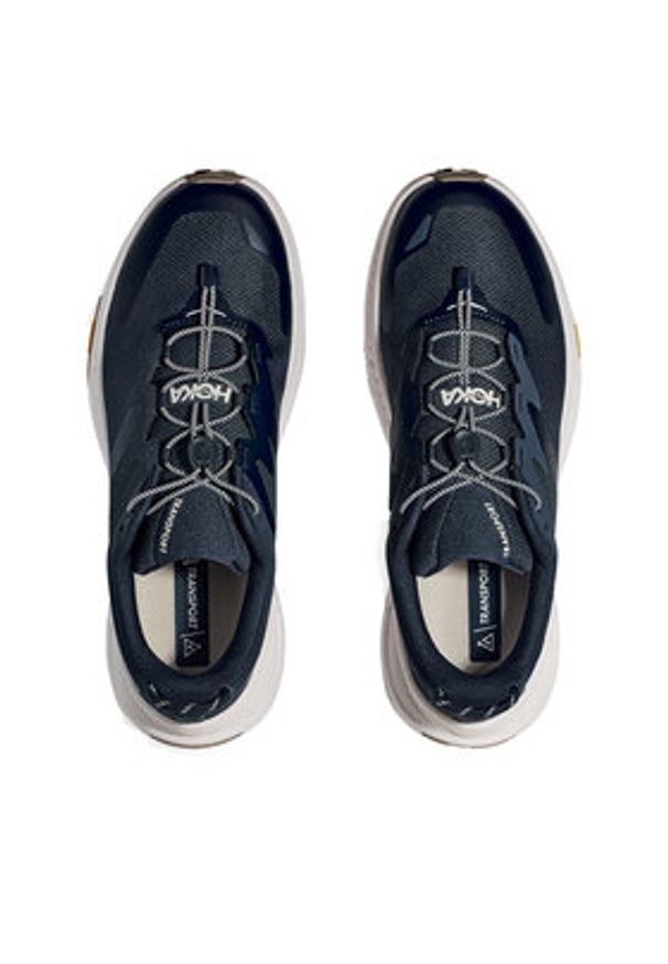 HOKA - Hoka Sneakersy Transport 1123153 Granatowy. Kolor: niebieski. Materiał: materiał